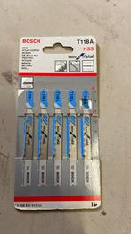 25x bosch T118A HSS decoupeerzaagjes, Ophalen of Verzenden, Zo goed als nieuw, Minder dan 600 watt, Reciprozaag