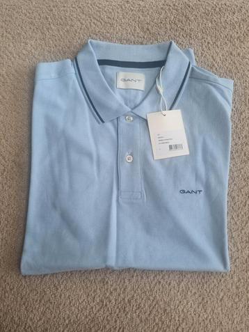 Gant Contrast Tipping Short Sleeve Piqué Polo in kleur Fresh beschikbaar voor biedingen