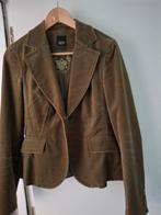 Leuk groen velours vintage colbertjasje. Esprit.  Maat 36, Kleding | Dames, Ophalen of Verzenden, Jasje, Maat 36 (S), Gedragen