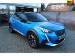 Peugeot E-2008 EV GT AIRCO / NAVIGATIE / LAGE KM!, Auto's, 136 pk, Gebruikt, Blauw, Leder en Stof