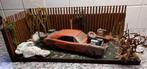 diorama abanded dodge charger 1;24, Ophalen, Gebruikt, Groter dan 1:35, Diorama