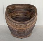 Lounge stoel, Ophalen of Verzenden, Zo goed als nieuw, Rechthoekig, Riet