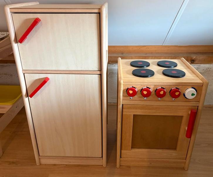 Houten Speelkeuken + Accessoires, Kinderen en Baby's, Speelgoed | Speelkeukens, Speelkeuken, Hout, Ophalen