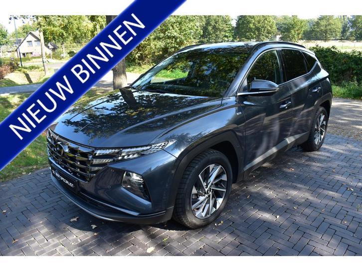 Hyundai Tucson 1.6 T-GDI HEV Premium LEER, TREKHAAK NIEUWST., Auto's, Hyundai, Bedrijf, Te koop, Tucson, 360° camera, ABS, Achteruitrijcamera