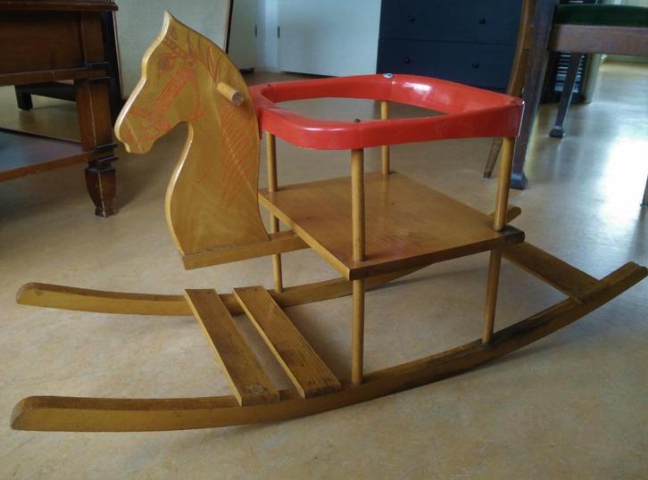 Hobbelpaard OKWA te koop, Antiek en Kunst, Antiek | Speelgoed, Ophalen
