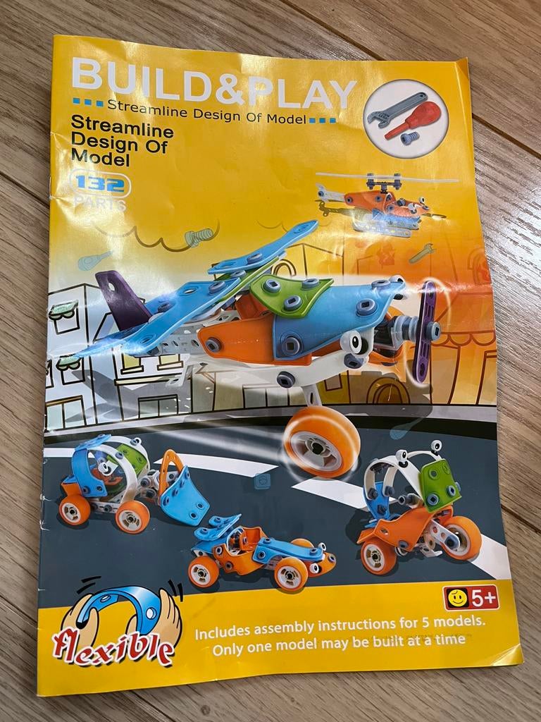 Build & Play STEM bouwset voertuigen, Ophalen of Verzenden, Zo goed als nieuw