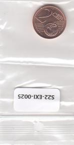 S22-EXI-0025-M28 Lithuania 2 cent UNC 2017 KM206, Postzegels en Munten, Verzenden, Overige landen, 2 cent