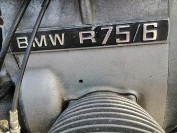 R75 6 uit 1974 met BMW boxer motor.  beschikbaar voor biedingen