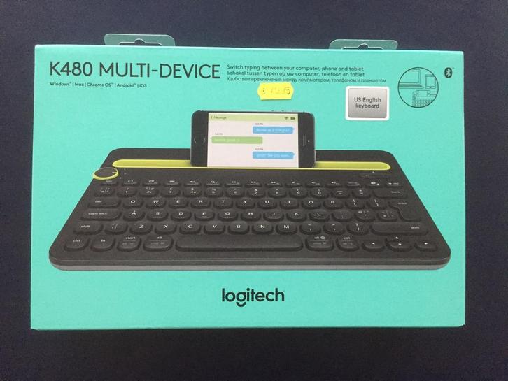 Nieuw! Logitech multi device toetsenbord, Computers en Software, Toetsenborden, Nieuw, Qwerty, Draadloos, Verzenden
