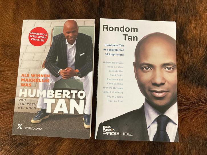 Humberto Tan - 2 boeken, Boeken, Biografieën, Zo goed als nieuw, Sport, Ophalen of Verzenden
