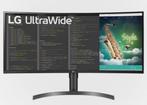 LG 35WN73A - QHD VA Curved UltraWide 100Hz USB-C, Ophalen, Curved, VA, Zo goed als nieuw