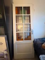 Originele glas-in-lood deuren – set openslaande deuren, Ophalen, Gebruikt, Minder dan 80 cm, Binnendeur