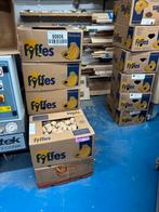 Briketten - ongeveer 15 kilo in per bananendoos, Tuin en Terras, Haardhout, 6 m³ of meer, Ophalen, Overige houtsoorten, Blokken