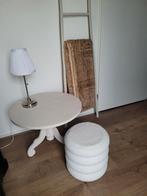 SALONTAFEL LOODS 5 /  PLAID RIVIERA MAISON / POEF / LAMPJE, Huis en Inrichting, Ophalen, Gebruikt, 50 tot 100 cm, 50 tot 75 cm