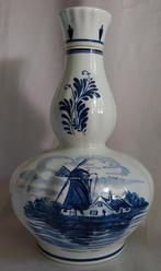 Delfts Blauwe Knobbelvaas - Muziekdoos - Handpainted - 1960, Ophalen of Verzenden