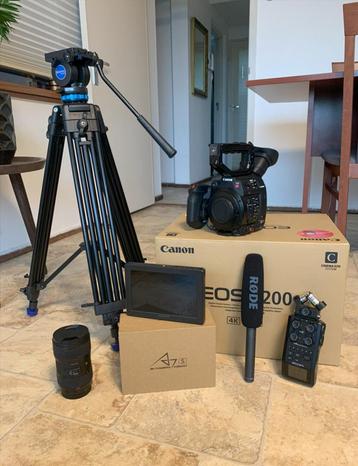Canon C200 Cinema Camera – Complete Filmkit beschikbaar voor biedingen