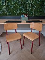 Kinderstoel / Schoolstoel Set, Gebruikt, Twee, Overige kleuren, Vintage