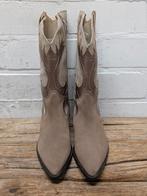 DWARS - Leren western boots maat 42- Nieuw €179,95 - DWRS, Kleding | Dames, Schoenen, DWRS, Hoge laarzen, Beige, Nieuw