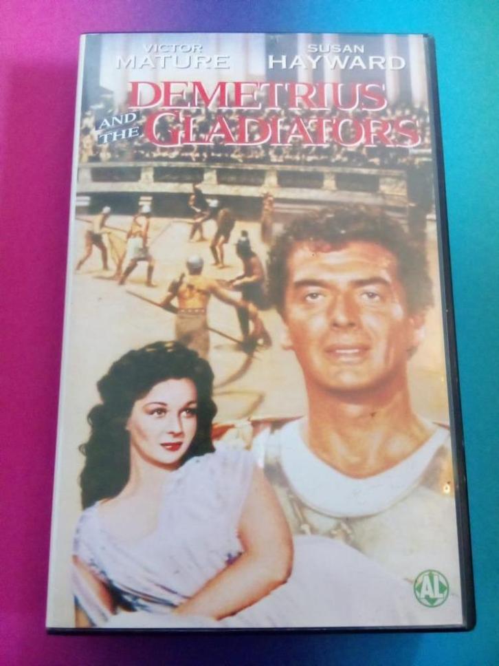 VHS - Demetrius and the Gladiators - NL, Cd's en Dvd's, VHS | Film, Gebruikt, Actie en Avontuur, Alle leeftijden, Verzenden