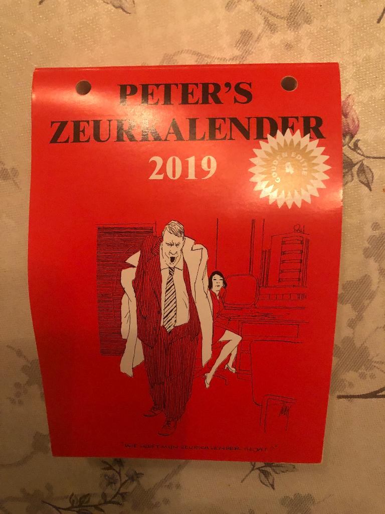 Zeurkalender 2019, Ophalen, Dagkalender, Gebruikt