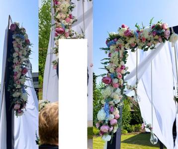 Bruiloft decoratie bloemen boog met nep bloemen (groot) beschikbaar voor biedingen