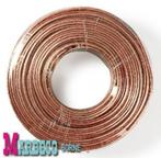 Speakerkabel, CCA 2x 2,50 mm2, 100 meter, Transparant, 10 meter of meer, Nedis, Nieuw, Info@marbeco.nl