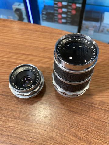 Voigtlander Color-Skopar 50/2.8 + Super-Dynarex 135/4 lenzen beschikbaar voor biedingen