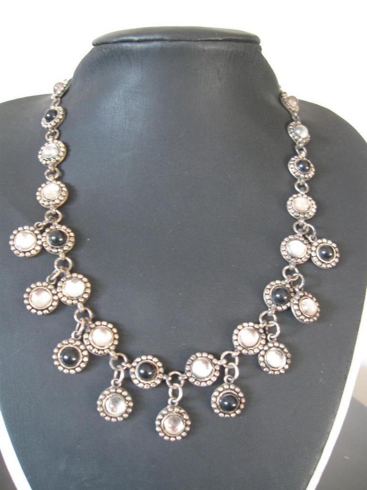 MKM DESIGN mooie aparte ketting, Sieraden, Tassen en Uiterlijk, Kettingen, Zo goed als nieuw, Overige materialen, Ophalen of Verzenden