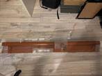 Houten jaloezie 50mm bruin, Ophalen, Bruin, 150 tot 200 cm, Nieuw