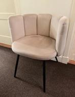 Polewolf eetkamerstoel Jupiter, velvet beige, Ophalen, Overige kleuren, Stof, Eén