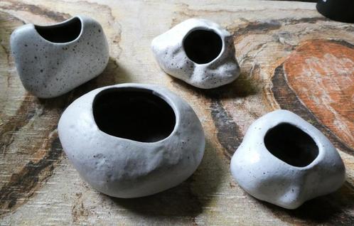 Vintage 4 COR UNUM keivorm vaasjes keitjes Zweitse Landsheer, Antiek en Kunst, Antiek | Keramiek en Aardewerk, Ophalen of Verzenden