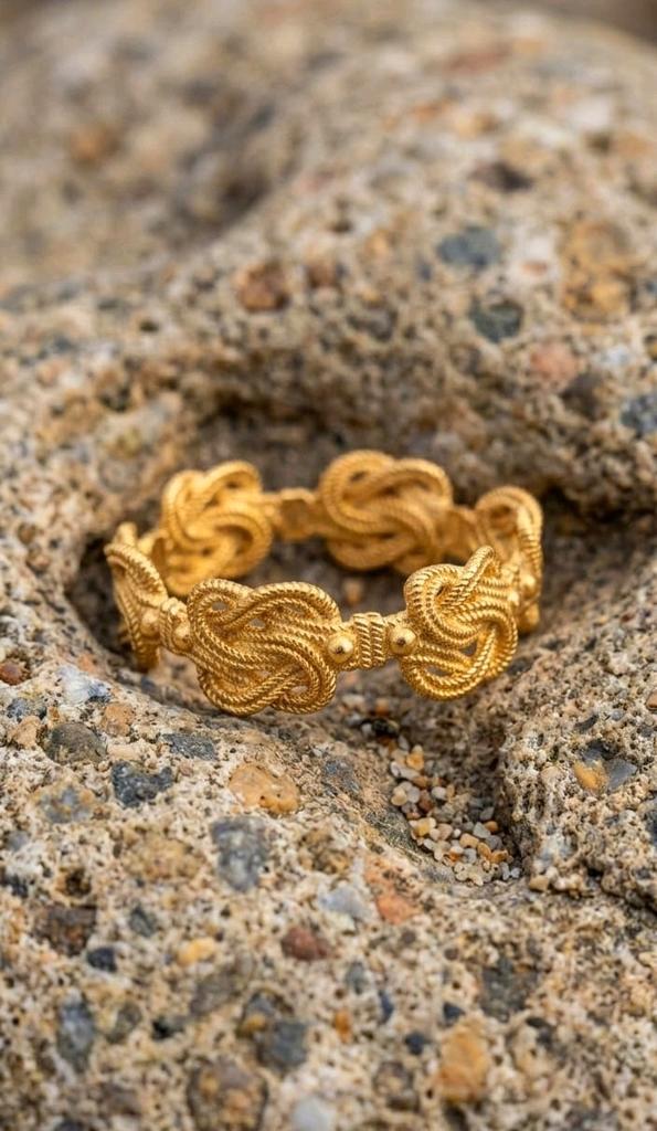 Prachtige Mattenklopper zilver verguld ring, Sieraden, Tassen en Uiterlijk, Ringen, Nieuw, Dame, Goud, Zilver, Ophalen of Verzenden