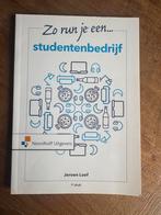 Jeroen Loef - Zo run je een studentenbedrijf, Ophalen of Verzenden, Zo goed als nieuw, Jeroen Loef