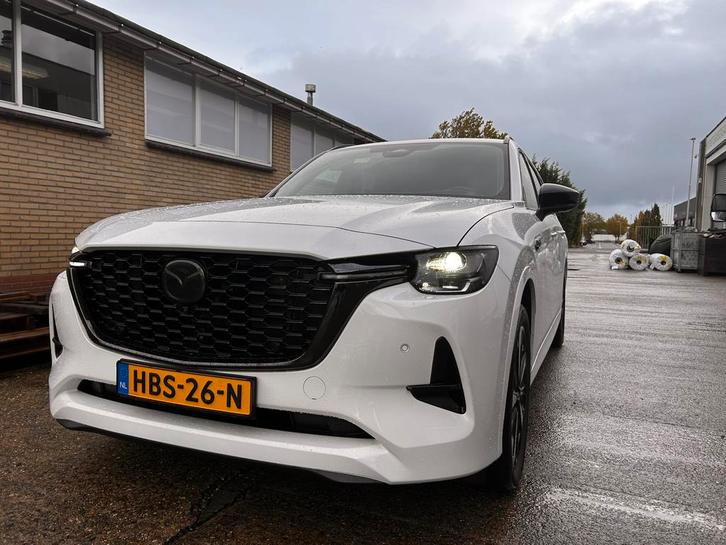 Mazda Cx-80 2.5 E-skyactiv Phev 327pk AWD 8AT 2025 Wit, Auto's, Mazda, Particulier, 360° camera, ABS, Achteruitrijcamera, Adaptieve lichten