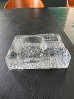 Glazen asbak, Pukeberg, Antiek en Kunst, Antiek | Glas en Kristal, Ophalen of Verzenden