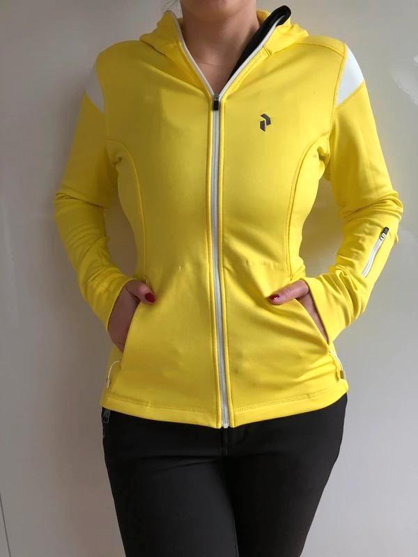 Peak performance ski pully fleecejas met rits , geel 36 / S, Kleding | Dames, Wintersportkleding, Zo goed als nieuw, Jack, Maat 36 (S)