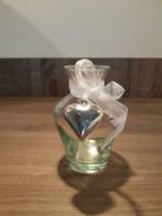 O64 Glazen vaasje met hartje, Huis en Inrichting, Woonaccessoires | Vazen, Ophalen of Verzenden, Zo goed als nieuw, Glas, Minder dan 50 cm