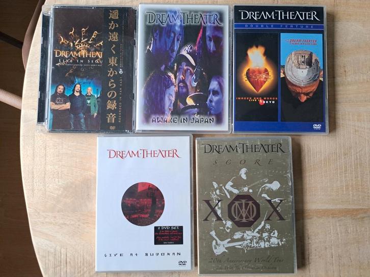 Dream Theater Live dvd collectie, Cd's en Dvd's, Dvd's | Muziek en Concerten, Zo goed als nieuw, Muziek en Concerten, Boxset, Alle leeftijden