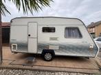 Beyerland Vitesse 430 TM caravan – bouwjaar 1993, Vast bed, Bedrijf, Treinzit, 4 tot 5 meter