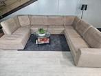GRATIS LEVERING Z.G.A.N Ribstof U-bank 360x295x220 GEREINIGD, Huis en Inrichting, Banken | Bankstellen, Hoekbank, 300 cm of meer