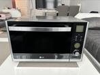 LG: Zilvere CombiMagnetron, Werkt Goed, Schoon!, Witgoed en Apparatuur, Magnetrons, Ophalen, Combimagnetron, Gebruikt, Oven
