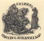 2113 Ex Libris Nederland : Paul Gregoire, z.j., Antiek en Kunst, Verzenden