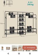 Zwart kledingrek in zeer goede staat, Huis en Inrichting, Ophalen, Zo goed als nieuw
