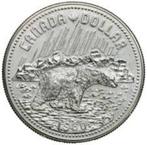 Canada - Silver 1 Dollar 1980 - IJsbeer, Verzenden, Noord-Amerika, Losse munt, Zilver