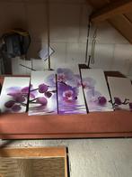 Canvas orchidee, Huis en Inrichting, Woonaccessoires | Schilderijen, Tekeningen en Foto's, Ophalen, Zo goed als nieuw