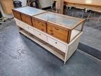 Toonbank, vitrine, winkelkast met glas en spiegels, Ophalen