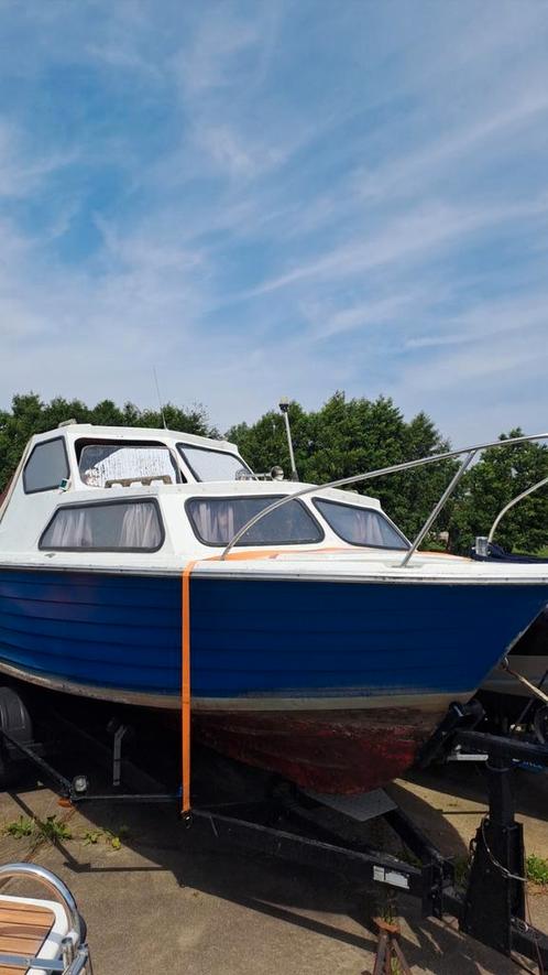 Dagkruiser 7m overnaads met Yamaha f 9,9 Hightrust, Watersport en Boten, Bootonderdelen, Zo goed als nieuw, Motor en Techniek