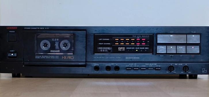 Luxman K-111 cassettedeck, Audio, Tv en Foto, Cassettedecks, Overige merken, Tiptoetsen, Tape counter, Verzenden