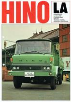 Folder Hino LA (trucks - Belgische uitgave - 1979), Verzenden, Gelezen, Overige merken