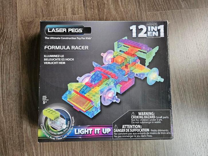 Laser pegs formula racer 12 in 1, Kinderen en Baby's, Speelgoed | Bouwstenen, Zo goed als nieuw, Ophalen of Verzenden